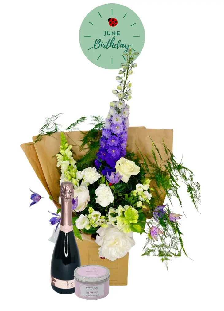 June Birthday Flowers Gift Set