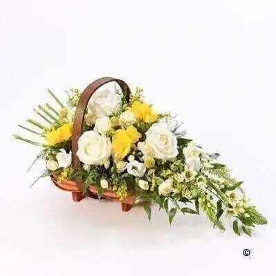 Mixed Basket - Yellow and White Mixed Basket - Yellow and White
