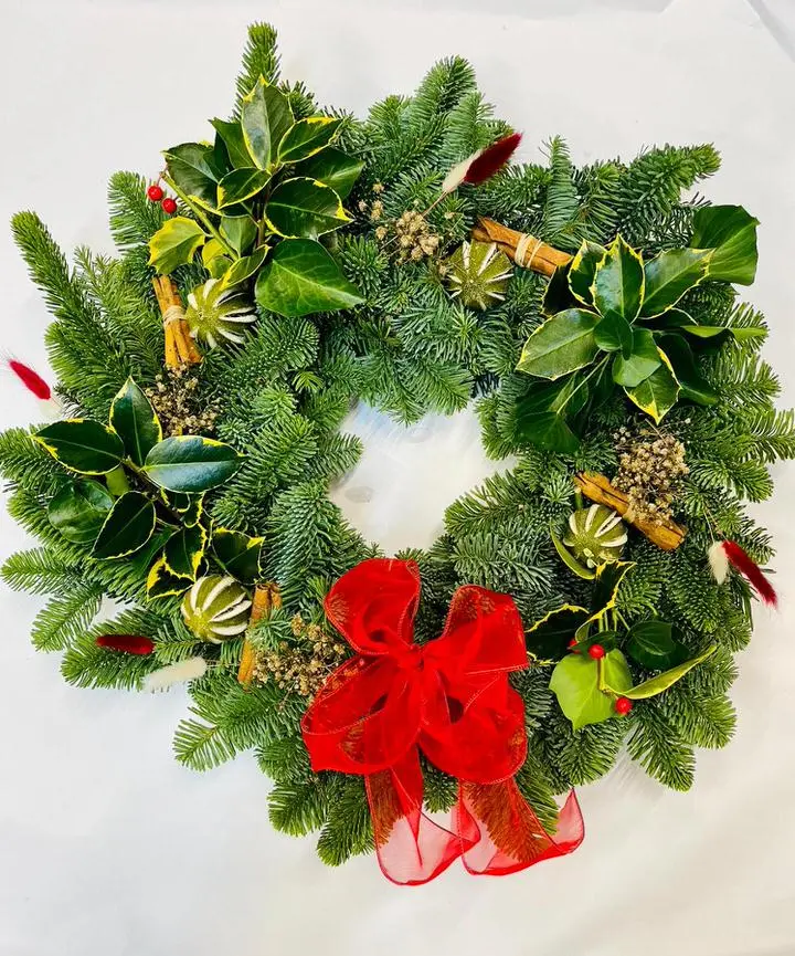 Mother Ginger Luxury Christmas Door Wreath - Large