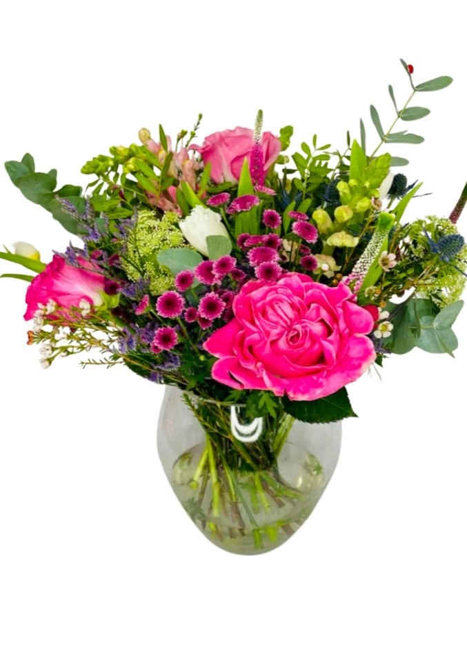 Mothers Day Garden Flowers In Vase