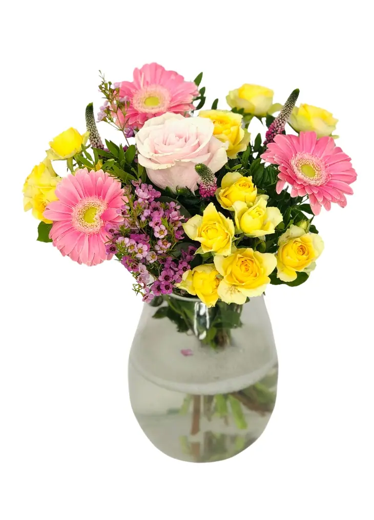 Mothers Day Pet Friendly Pastel Flowers in a Vase Delivery