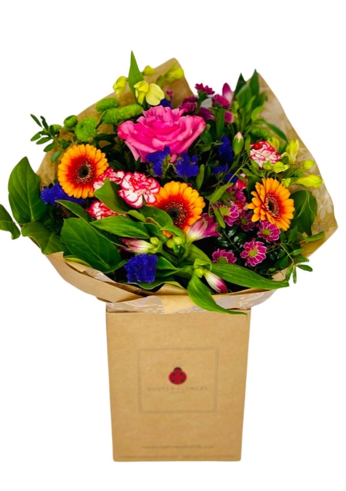 Mothers Day Vibrant Flowers In Water