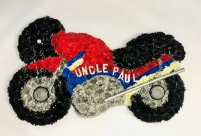 Motorbike Funeral Tribute