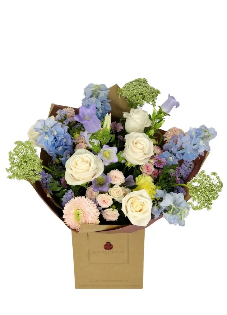 Pastel Paloma Summer Flowers in Water