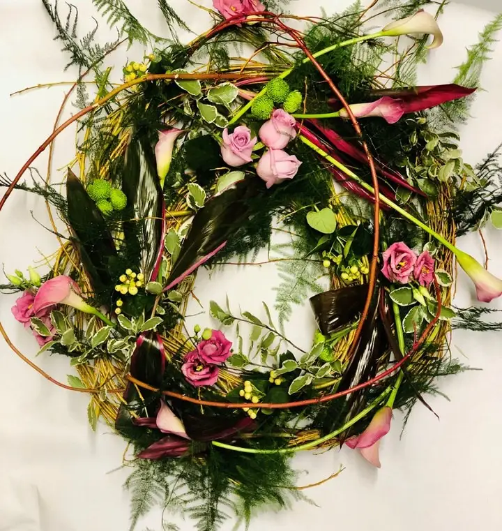 Pink Woodland Wreath