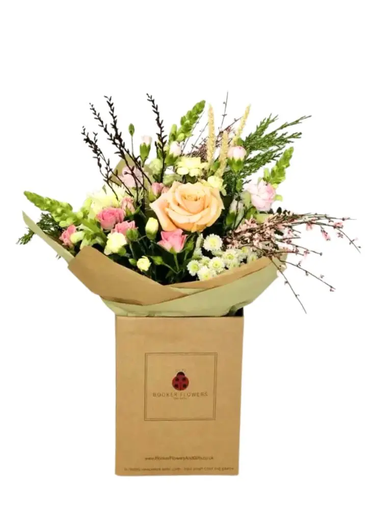 Pretty Pastels For Spring Hand Tied Bouquet Pretty Pastels For Spring Hand Tied Bouquet