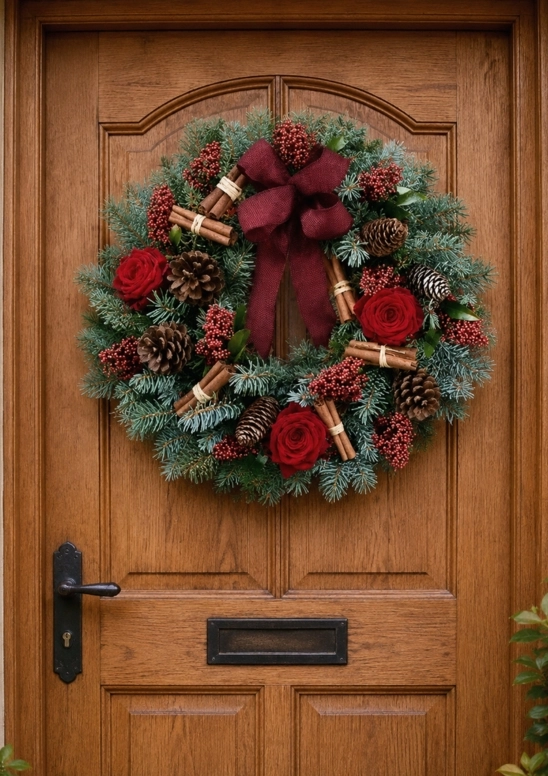 Rocking Robin Door Wreath