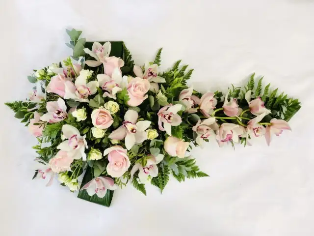 Rose and Orchid Spray Pale Pink