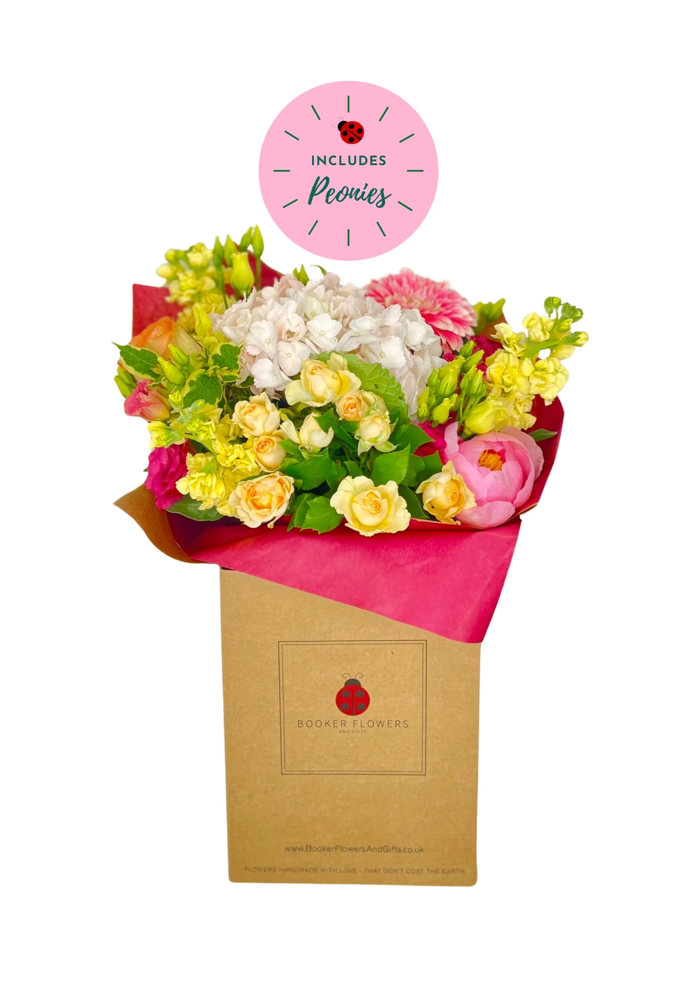 Scented Sunkissed Summer Fresh Flower Hand tied