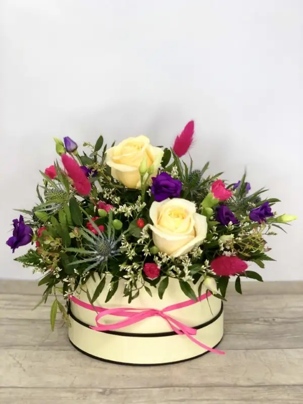 Sensational Summer Hatbox of Flowers