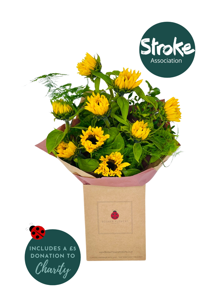 Summer Bouquet of Sunflowers inspired by Van Gogh Painting