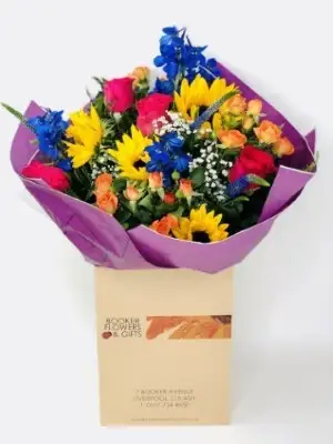 Summer Rainbow Hand-tied Bouquet Large