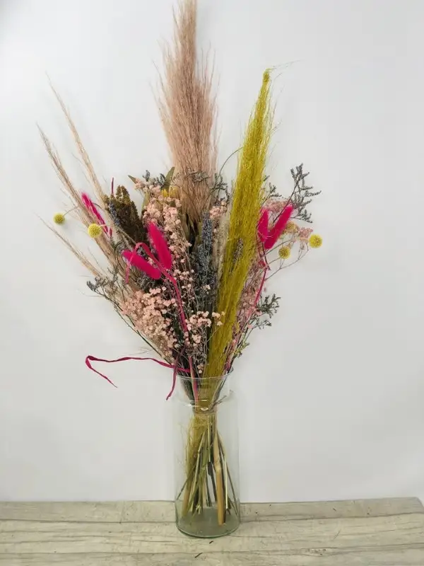 Sweet Serenity Dried Vase Of Flowers Sweet Serenity Dried Vase Of Flowers