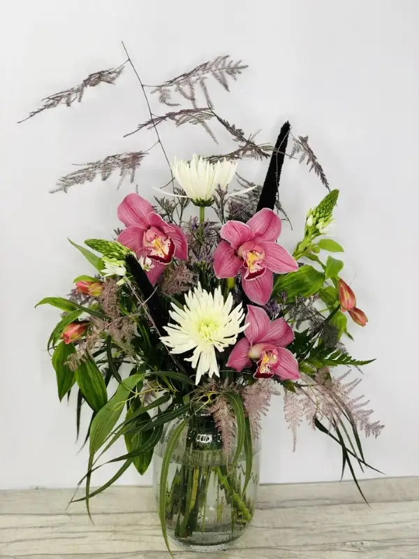 Tropic Mum Mothers Day Vase of Flowers