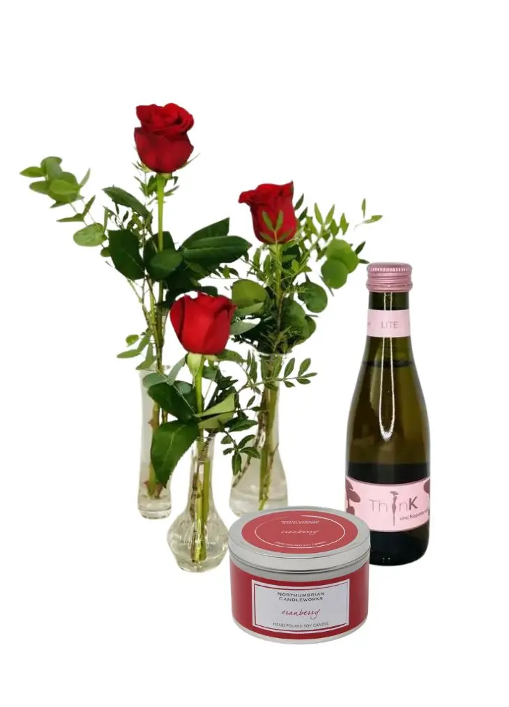 Valentines Day Red Rose Trio Giftset Valentines Day Red Rose Trio Giftset