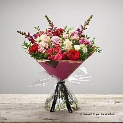 Valentines Raspberry Romance Handtied