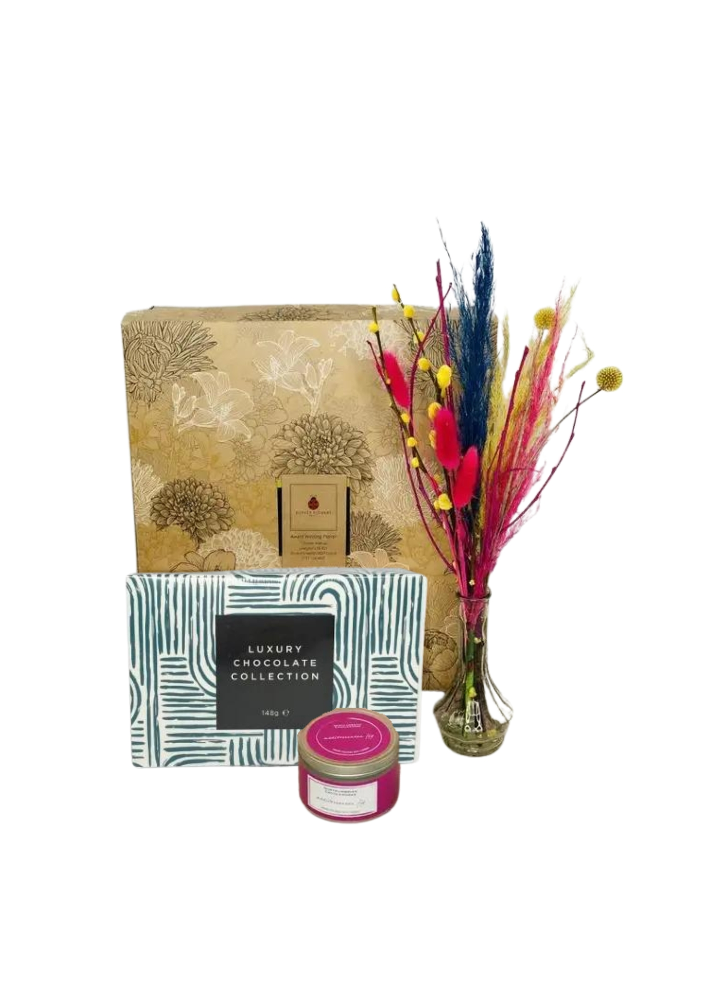 Vibrant Dried Flower Gift Set Vibrant Dried Flower Gift Set