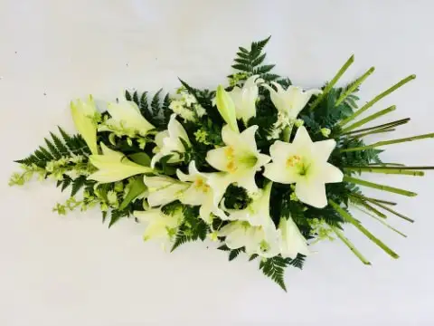 White Lily Spray