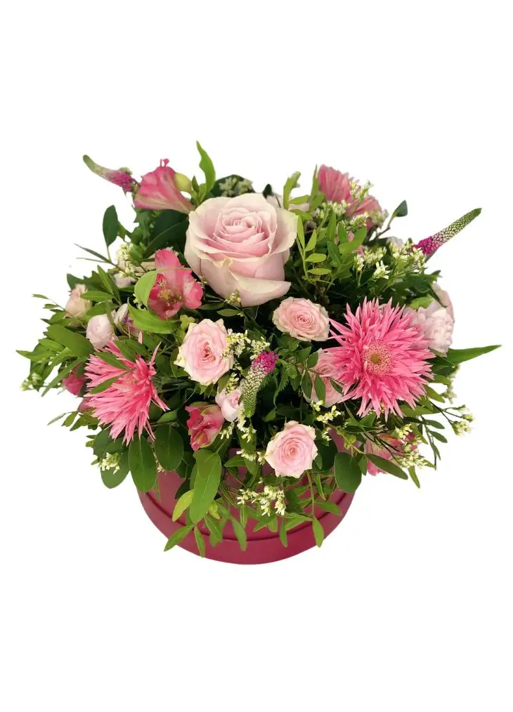 Woo Woo Hatbox Of Summer Flowers